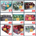 Inoac Sofa bed ukuran nomor tiga sofabed Busa Inoac kasur lipat sofa lipat Ruang tamu serbaguna 3in1. 
