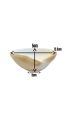Moksha/Agal Vilakku Big(10cm/13.5cm) Prayer lamp. 