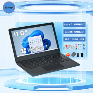 DITU Laptop Original 11.6“ Intel N4020 8GB RAM 256GB Windows 11 Mini Laptop MS Office Online Learning Office Work