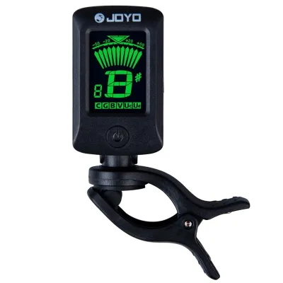 JOYO Tuner Gitar Rotatable 360 Degree - JT-01 - Black Alat Untuk Membantu Setting Suara Gitar