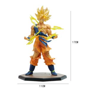 <Available> 17CM Goku Super Saiyan Figurine Dragon Ball Z Vegeta Gohan Legends Figura Dolls Model Collections Kids Toys
