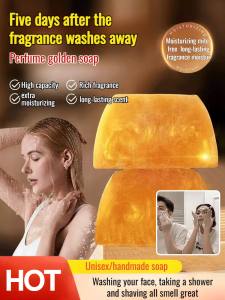 [5 Days Fragrancce/Full Body Use] Long Retention Fragrance Soap Deep Cleaning Brightening Remove Darkness Exfoliating Oil Control Cleanser Body Wash Cleansing Soap Long Retention Soap Fragrance Bath Soap Fragrance Gold Soap Foaming Soap