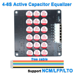 5.5A Active Balancer Battery 4S 5S 6S Cells Equalizer Lifepo4 Li-ion LTO Battery Energy Capacitor Lithium Pack BMS Accessories