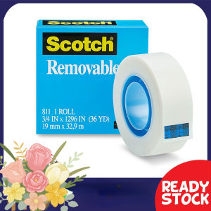3M Scotch 811 Removable Adhesive Tape (19mm x 33M) Scotch Removable Magic Tape 19mm x 32.9m