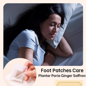 30PCS Poria Cocos Eight Treasures Foot Patch  Deep Detoxification Improve Cold Hands And Feet Sleep-aiding Dehumidifying Patch 元气茯苓八珍祛湿排毒足贴