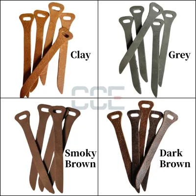Genuine Leather Zipper Puller Bag Clothes Replacement Zip Pull Accessories Luggage Purse Backpack Repair Cowhide