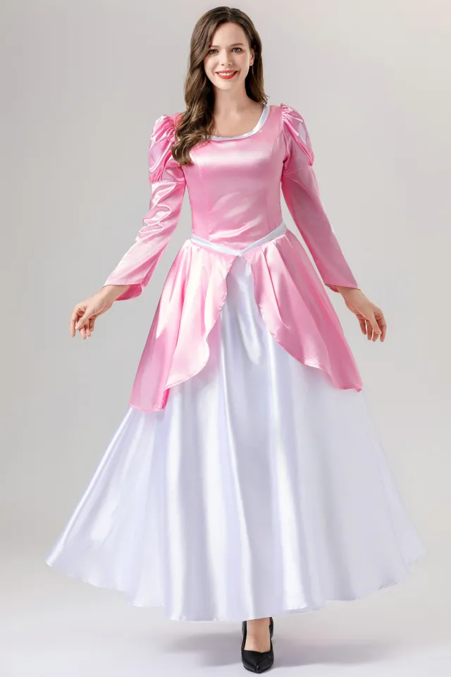 strapless open back dress Square Neck Puff Sleeve Cinderella Princess Dress – Jolly Vintage main image 1