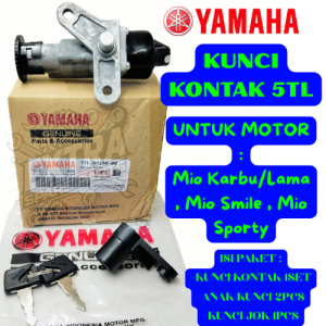 Kunci Kontak Set Yamaha 5TL untuk Motor Mio Karbu/Lama Mio Smile & Mio Sporty KUALITAS ASLI 100% .