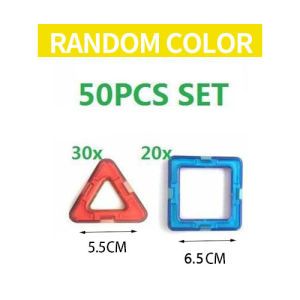 50PCS Big Size Magnetic Model & Building Block Brick Designer Toys Different Sets For Children Birthday Gift