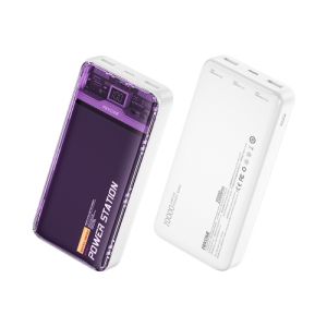 Sạc dự phòng 20000mAh WEKOME WP-343 WP-349 bảo hành 2 năm pin dự phòng 2 cổng output trong suốt độc đáo - Happy Home 4U