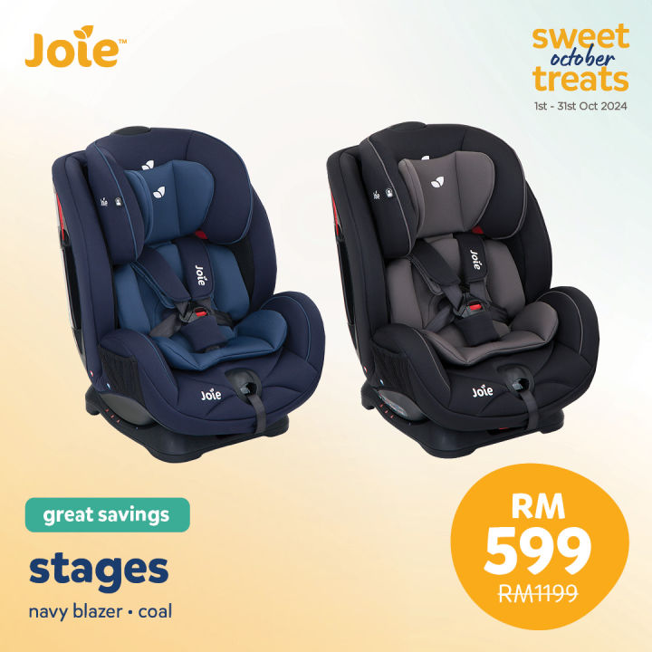 Joie Stages Convertible Car Seat Seat belt installation Lazada