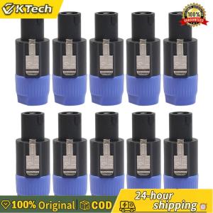 【Vktech】ตัวเชื่อมต่อ NL4FC 4 พิน สำหรับสายลำโพงเสียงคุณภาพสูง ทนทาน เหมาะสำหรับอุปกรณ์เสียงระดับมืออาชีพ