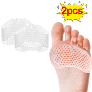 แผ่นเจลสำหรับกระดูกเท้าเจลสนับแข้งซิลิโคนนิ่ม4ชิ้น Relief บรรเทาอาการปวดเท้า Relief รังผึ้งหมอนกันกระแทก