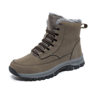 Hokkaido Ski Boots Outdoor Couple Snow Boots Rainproof Fashion Snow Boots Winter Cold-Resistant Cotton Shoes