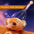 Octopus Head Massager Scalp Scratcher Head Scratcher Tingler Massage Scalp Stress Relax, Scalp Massager Hair Growth and Body Deep Relaxation. 