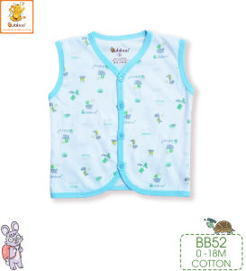 Áo gile cho bé trai BABIBOO vải cotton mềm mịnhọa tiết đáng yêu  BB52