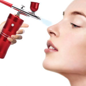 DECINIEE Oxygen Injector Moisturizing Beauty Machine Air Brush Sprayer Portable USB Charging High Pressure Water Oxygen Wireless Airbrush