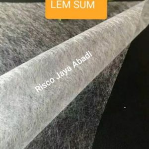 Lem SUM Bolak Balik Lembaran Untuk Kain/ Textile Lebar 115cm Harga Per Meter
