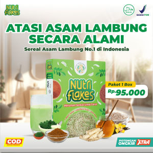 NUTRIFLAKES Sereal Sehat Untuk Asam Lambung Diet Dan Turunkan Berat badan