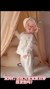 Summer thin baby outfit infant gauze clothing summer long-sleeve seamless romper for boys and girls