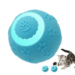 HGII Automatic Cat Interactive Ball Self Rolling Ball Creative Pet Electric Smart Ball Bite Resistant USB Charging Smart Ball Cat Toy Pet Supplies