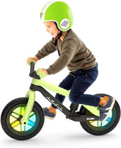Chillafish BMXie Glow (Pistachio) balance bike with light up wheels