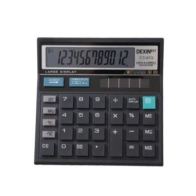 Bayar Di Tempat - Kalkulator Profesional 12 Digit / Layar Besar & Nyaman