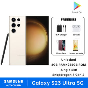 Samsung Galaxy S23 Ultra Single Sim 8GB RAM + 256GB ROM Cell Phone Factory Unlocked Android Smartphone 200MP Camera Night Mode Long Battery Life
