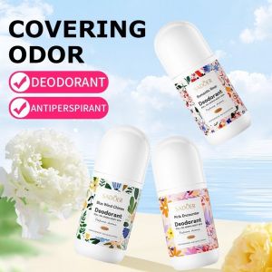 50g Portable Refreshing Non-Stick Roll-on Fragrance Antiperspirant & Deodorant Rose Essence Roller