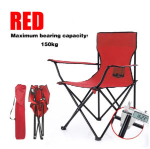 Foldable Chair Outdoor And Indoor Use Folding Outdoor Camping Chair Beach Chair With Back Rest Directors Chair Hiking Chair