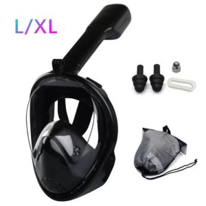 Original diving full face mask goggles swimming with camera scuba snorkeling equipment for adult gear snorkel set snorkling tempered glass gaggles under water kids diver snorkle adults suit snorkels and goglles snorkles low volume googles anti fog