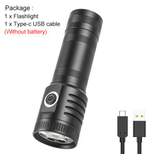 Asafee 1250 LED 3000lm Super Bright Flashlight 5 Modes Rechargeable Support Output Lightweight Convenient Lantern IPX4 Waterproof Camping Daily Use Light Outdoor Hiking