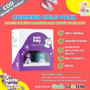 Perlengkapan Perawatan Bayi Baru Lahir Therapeutic Oil Gentle Baby Common Cold Pack 2 In 1 Cough n Flu Immboost Tingkatkan Daya Tahan Tubuh Atasi Batuk Pilek Bayi Balita Bahan Alami Organik BPOM Free Ongkir