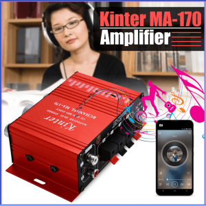 PENGIRIMAN CEPAT Kinter Amplifier Speaker 2 channel 20W MA 170 / ampli mobil super bass 12v full bass truk 12 volt subwoofer sudah jadi mini rakitan / amplifier full bass subwoofer bluetooth mobil rakitan