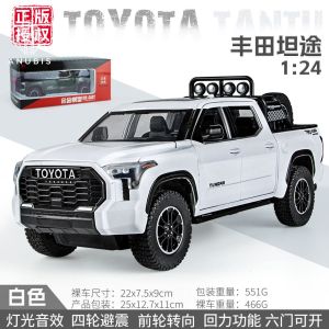 Mô Hình Xe Ôtô Kim Loại 1/24 Siêu Xe TOYOTA TUNDRA Dùng Để Trưng Bày Bàn Làm Việc Làm Đồ Chơi Trẻ Em