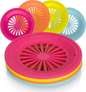 24PCS/12PCS PAPER PLATE HOLDER PLASTIC PLATE HOLDER COLORED PLASTIC PLATE #PLATE