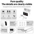 A9 Pro Earphone&Case Bluetooth Wireless Earbuds with Screen Headset ANC Noise Reduction Mic Call Earbuds. 