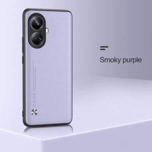 For Realme 10 11 Pro Plus C53 C55 Note50 RealmeNote50 Note 50 Realme10Pro Realme10Pro+ 4G 5G Plain Skin Leather Phone Case Texture Soft Silicone Shockproof Casing Protection Back Cover