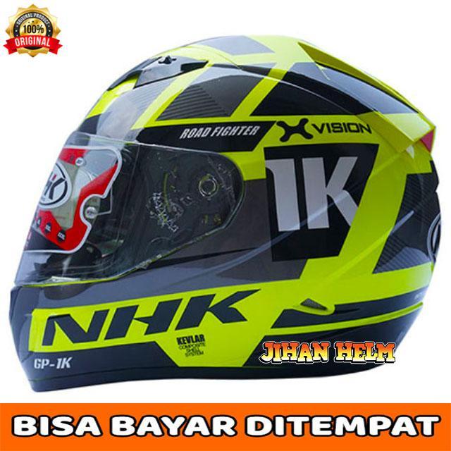 helm nhk helm full face nhk gp1000 x vision yellow termurah