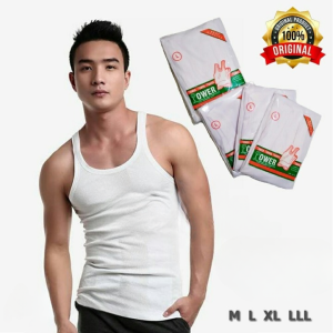 Zania 3 PCS-Kaos Dalam Pria Ower / Kaos Dalam Pria Remaja / Singlet Pria / Kaos Kutang Pria