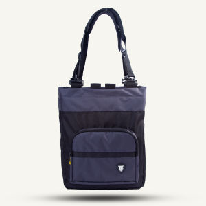 Tote Bag -Tas Ransel Multifungsi -Moral Flat-Pria Wanita - Grey Orange