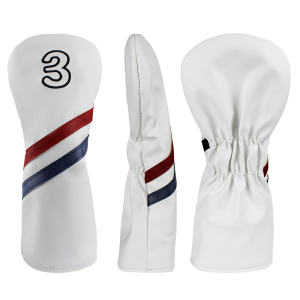 CRESTGOLF New Golf Club Cover Digital Golf Wooden Club Cover Waterproof PU Club Head Cover Hat Cover Cover in Stock-152c4c8b