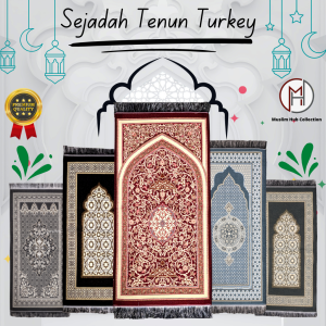 Sejadah Tenun Turkey Eksklusif (Saiz Kecil 35x70cm)