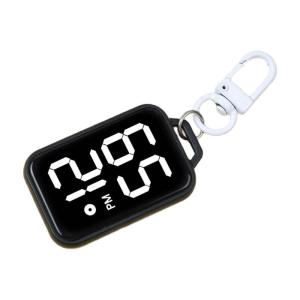 Túi có kích thước kỹ thuật số túi đồng hồ Keychain cho ba lô trẻ em nhựa đồng hồ điện tử thời gian hiển thị phụ kiện
