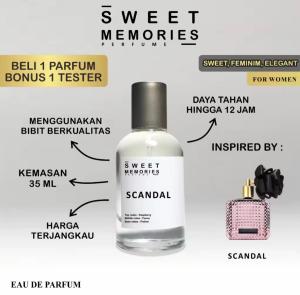 SWEET MEMORIES - Parfum Wanita Aroma Mewah Tahan Lama Inspired By SCANDAL - Eau De Parfum