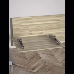2PCS Folding Angle Bracket Triangle Folding Angle Bracket Heavy Support Adjustable Wall Mounted Bench Table Shelf Bracket