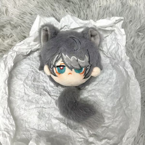 ZJT Genshin Impact Xiao Tighnari Doll Plush Bag Pendant Keyring Anime Stuffed Toys Plushine Home Decor Gift for Kids JTZ