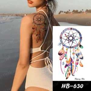 Tato Temporer Tattoo Tatto Temporary Tahan Air Sementara Anti Air Seri HB-630