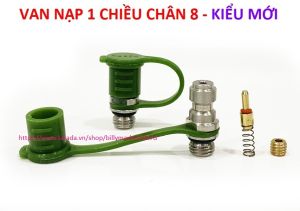 ( Bơm ) Van nạp một chiều chân 8 ( nắp xanh ) kiểu mới 2024