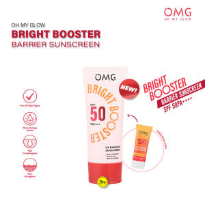 OMG Oh My Glow Bright Booster UV Barrier Sunscreen SPF 50 PA++++ - Sunscreen Untuk Semua Jenis Kulit